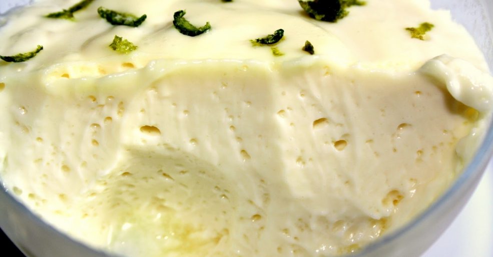 Mousse rápido de limão