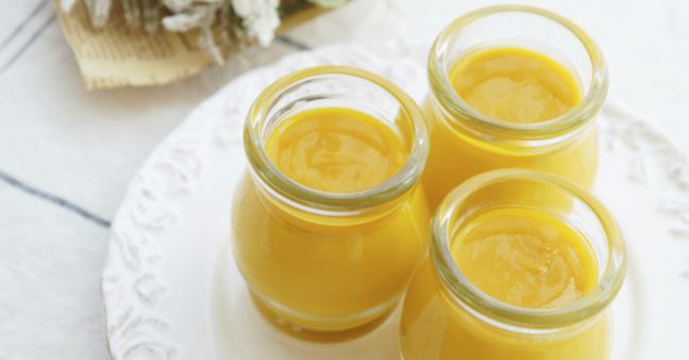 Mousse de tangerina de liquidificador