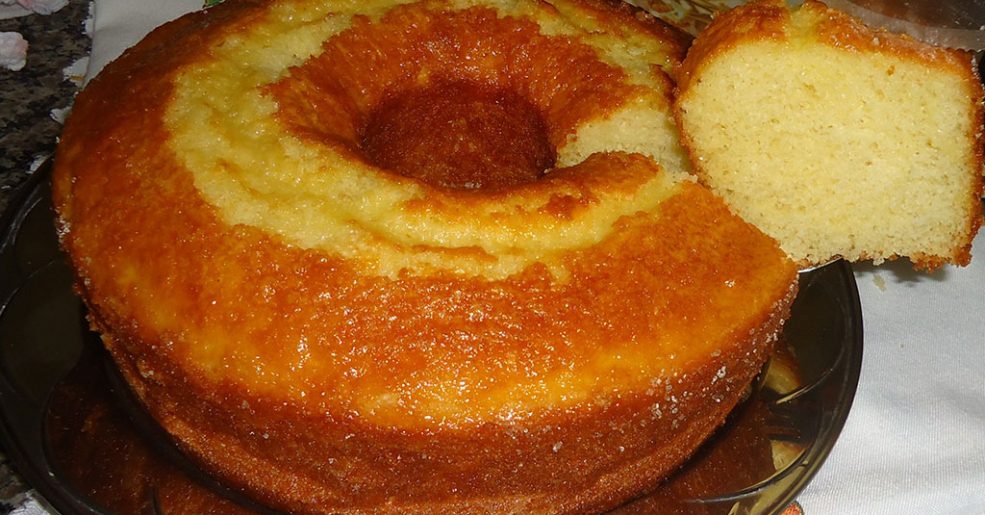 Bolo de laranja e limão