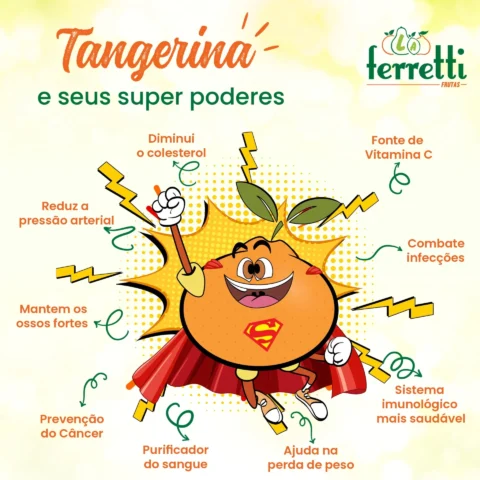 Descubra os superpoderes da tangerina!