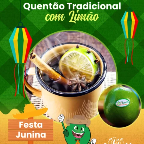 Quentão tradicional com Limão