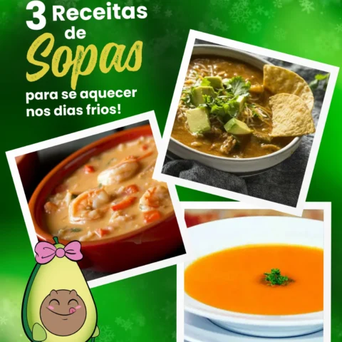 Confira nossas 3 sugestões irresistíveis de sopas