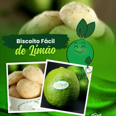 Receita de Biscoito Fácil de Limão