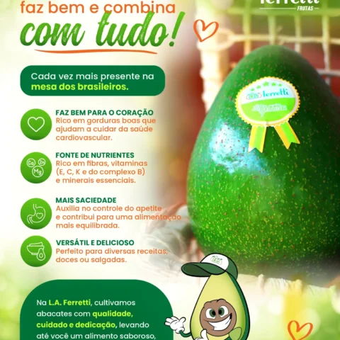 O abacate faz bem e combina com tudo!