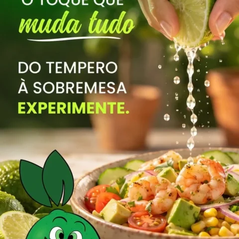 Limão: o toque que muda tudo.